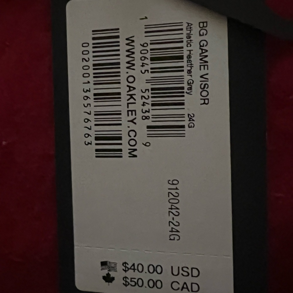 Oakley Performance visor NWT